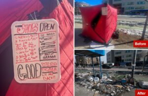 ‘Igloos de drogas’ do Bronx fechados pela polícia, mas ameaçadores ‘traficantes de maconha’ ameaçam escribas do Post, prometem retornar 'Igloos de drogas' do Bronx fechados pela polícia, mas ameaçadores 'traficantes de maconha' ameaçam escribas do Post, prometem retornar