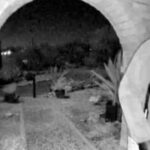 Imagens arrepiantes de homem na porta da mãe desaparecida de âncora de TV dos EUA