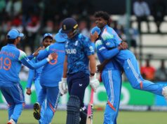 Índia vence a Copa do Mundo Sub-19 de 2026 e vence a Inglaterra por 100 corridas na final Índia vence a Copa do Mundo Sub-19 de 2026 e vence a Inglaterra por 100 corridas na final