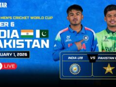 Índia x Paquistão na Copa do Mundo Sub-19 de 2026 ao vivo: IND e PAK se enfrentam pela vaga na semifinal; informações de transmissão Índia x Paquistão na Copa do Mundo Sub-19 de 2026 ao vivo: IND e PAK se enfrentam pela vaga na semifinal; informações de transmissão