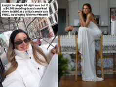 Influenciadora de Nova York se tornou viral por comprar um vestido de noiva sem ter namorado A influenciadora de Nova York Shayla Quinn usa um vestido de noiva pelo qual se tornou viral
