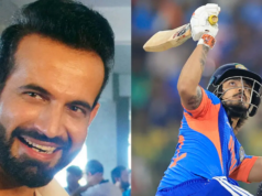 Irfan Pathan elogia Ishan Kishan após golpe impressionante contra o Paquistão Irfan Pathan elogia Ishan Kishan após golpe impressionante contra o Paquistão