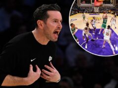 JJ Redick, do Lakers, assume a responsabilidade por uma das fraquezas defensivas de seu time JJ Redick, do Lakers, assume a responsabilidade por uma das fraquezas defensivas de seu time
