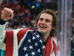 Jack Hughes, da equipe dos EUA, ‘orgulhoso de ser americano’ depois de marcar o gol do OT para vencer o Canadá e ganhar ouro Jack Hughes, da equipe dos EUA, 'orgulhoso de ser americano' depois de marcar o gol do OT para vencer o Canadá e ganhar ouro