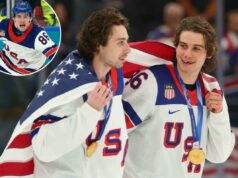 Jack Hughes silencia os que duvidam com um objetivo para sempre que o consolida como um ‘herói americano’ Jack Hughes silencia os que duvidam com um objetivo para sempre que o consolida como um ‘herói americano’