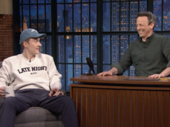 James Acaster conversando com Seth Meyers é uma entrevista completamente louca James Acaster conversando com Seth Meyers é uma entrevista completamente louca