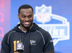 Jeremiyah Love envia mensagem clara aos chefes de Kansas City antes do draft da NFL Running back Jeremiyah Love of the Notre Dame Fighting Irish.