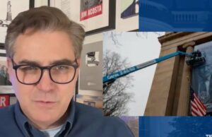 Jim Acosta critica Massive Trump Banner no DOJ como ‘Ditador Insano S – t’ Donald Trump (Getty Images)