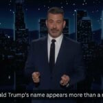 Jimmy Kimmel responde a Trump sendo mencionado mais de um milhão de vezes nos arquivos de Epstein