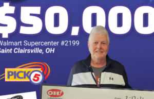 Jogador sortudo da loteria ganha US$ 50 mil após comprar bilhete errado Um homem de Ohio ganhou US$ 50.000 depois de comprar o bilhete de loteria errado (Loteria de Ohio)