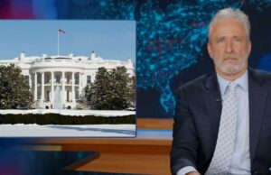 Jon Stewart rasga Trump e MAGA como ‘F – king Pathetic’ após indignação com o show de Bad Bunny no Super Bowl | Vídeo Bad Bunny e Kid Rock tiveram shows concorrentes no intervalo durante a transmissão do Super Bowl LX de domingo. (Imagens Getty)