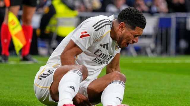Jude Bellingham se lesiona durante partida do Real Madrid x Rayo Vallecano La Liga
