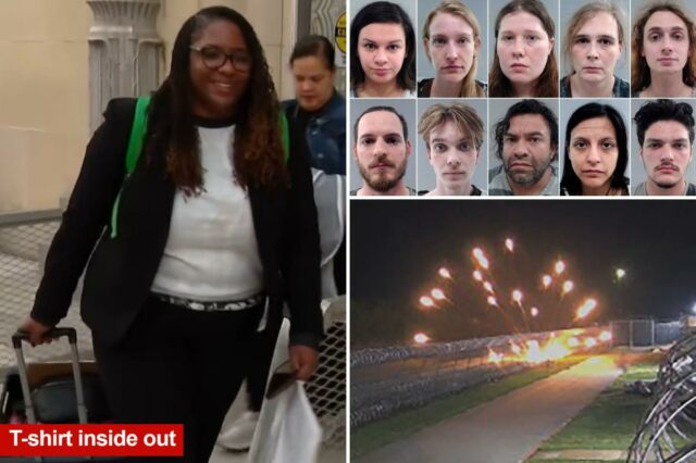 Juiz declara anulação do julgamento de 9 acusados ​​de emboscada nas instalações do Texas ICE depois que advogado de defesa usou camiseta com imagens de manifestantes
