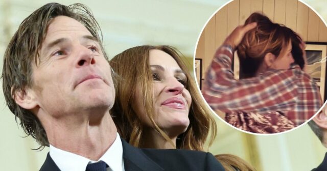 Julia Roberts compartilha foto rara de PDA para o aniversário do marido Danny Moder