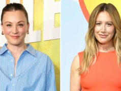 Kaley Cuoco avalia o drama ‘Toxic’ Mom Group de Ashley Tisdale Estrelas reagem ao drama do grupo Viral Mom de Ashley Tisdale Matthew Koma Haylie Duff Hilary Duff