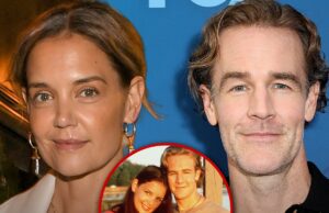 Katie Holmes se lembra do costar James Van Der Beek de ‘Dawson’s Creek’ após sua morte Katie Holmes e James Van der Beek Getty 1