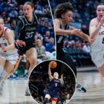 Kayleigh Heckel, da UConn, animada com o jogo Dream Garden, adequado ao retorno ao lar em Nova York