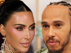 Kim Kardashian e Lewis Hamilton confirmam relacionamento no Super Bowl kim kardashian lewis hamilton