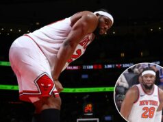 Knicks derrotam Guerschon Yabusele e postam double-double para os Bulls horas após a negociação Guerschon Yabusele, do Chicago Bulls, observa durante um jogo contra o Toronto Raptors.