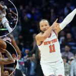 Knicks entram no intervalo do All-Star com demolição de 49 pontos do 76ers