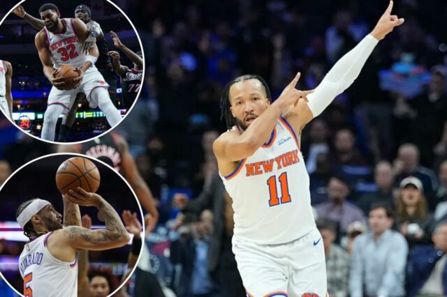 Knicks entram no intervalo do All-Star com demolição de 49 pontos do 76ers
