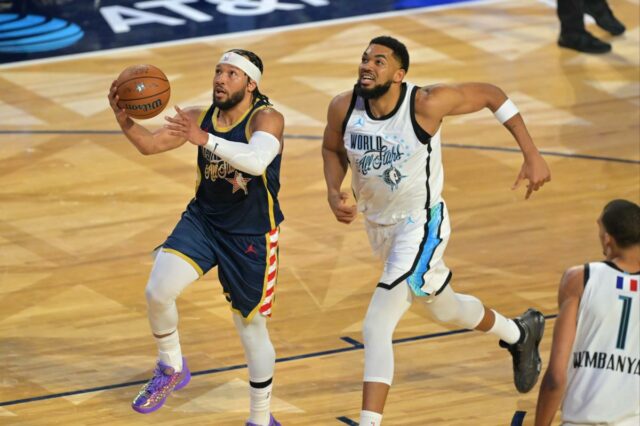 Knicks têm o All-Star Game para esquecer quando Jalen Brunson cai na final, Karl-Anthony Towns comete erro crasso
