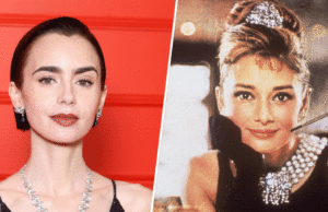 Lily Collins diz que está ‘honrada e em êxtase’ depois de ser escalada como Audrey Hepburn no filme ‘Breakfast at Tiffany’s’ Lily Collins diz que está 'honrada e em êxtase' depois de ser escalada como Audrey Hepburn no filme 'Breakfast at Tiffany's'