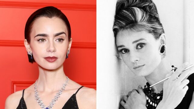 Lily Collins interpretará Audrey Hepburn em filme sobre o making of de 'Breakfast at Tiffany's'
