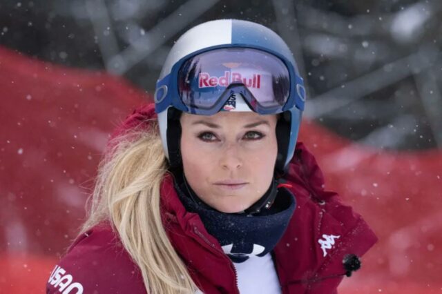 Lindsey Vonn na Suíça em janeiro de 2026.