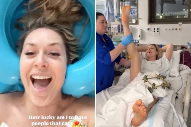 Lindsey Vonn volta para casa após lesão nas Olimpíadas de Inverno, mas diz que ainda não consegue ficar de pé
