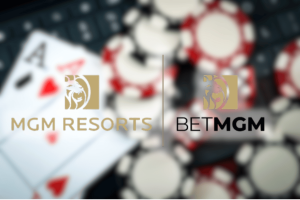 MGM Resorts e BetMGM expandem o investimento em jogos responsáveis MGM Resorts e BetMGM expandem o investimento em jogos responsáveis em todo o país nesta primavera. Os logotipos MGM Resorts e BetMGM exibidos lado a lado sobre um fundo desfocado de fichas de pôquer e cartas de baralho, incluindo um ás de espadas, representando cassino e jogos online.