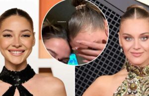 Madelyn Cline ri em selfie com a namorada de Chase Stokes, Kelsea Ballerini Madelyn Cline compartilha selfie com Kelsea Ballerini 2