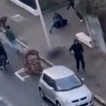 Ativistas da Antifa foram acusados ​​de espancar um homem até a morte em um protesto contra um político francês de extrema esquerda na última quinta-feira.