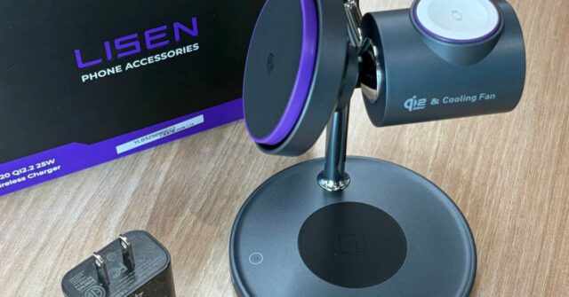 MagSafe Monday: o novo carregador de mesa da LISEN traz carregamento MagSafe de 25 watts com ventilador de resfriamento integrado

