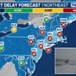 Mais de 3.000 voos cancelados nos aeroportos de Nova York enquanto uma nevasca histórica ameaça enterrar a região em 60 centímetros de neve