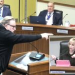 Manifestantes anti-ICE sequestram votação do conselho escolar de SoCal para apoiar a aplicação da lei