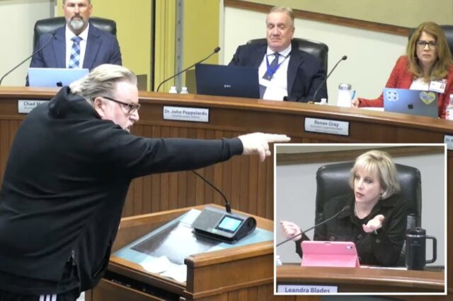 Manifestantes anti-ICE sequestram votação do conselho escolar de SoCal para apoiar a aplicação da lei
