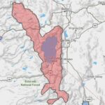 Mapa mostra onde nove esquiadores desapareceram após grande avalanche atingir a Califórnia
