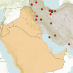 INTERATIVO - ATAQUES DO IRÃ POR ISRAEL - 28 DE FEVEREIRO DE 2026 mapa-1772278937