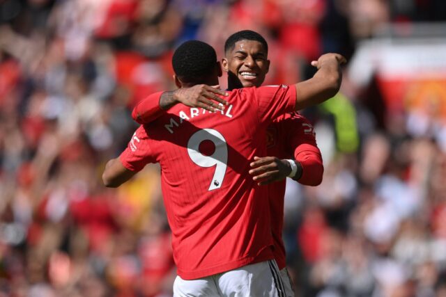 Marcus Rashford foi “um pouco diferente” de Anthony Martial durante o tempo que passaram juntos no Man Utd, afirma Diogo Dalot
