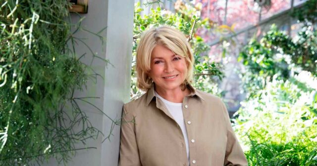 Martha Stewart parecendo e se sentindo bem