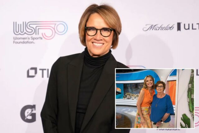 Mary Carillo substituindo Savannah Guthrie como co-anfitriã das Olimpíadas

