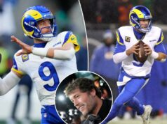 Matthew Stafford, do Rams, bate temporada recorde com o primeiro MVP Matthew Stafford, do Rams, bate temporada recorde com o primeiro MVP