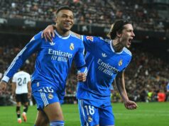 Mbappe marca na vitória do Real Madrid sobre o Valencia e se aproxima do líder da La Liga, Barcelona Mbappe marca na vitória do Real Madrid sobre o Valencia e se aproxima do líder da La Liga, Barcelona