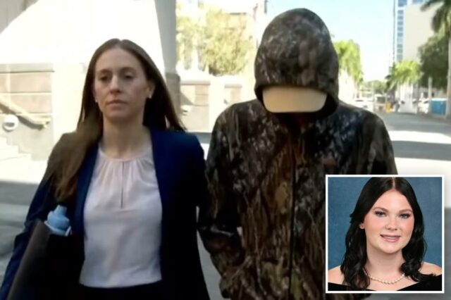 Meio-irmão, 16, suspeito da morte do cruzeiro de carnaval de Anna Kepner comparece ao tribunal federal
