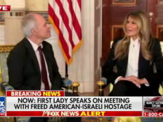 Melania confrontada por culpa do filme durante reunião com reféns libertados Yahoo news home