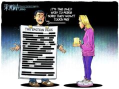 Melhores desenhos animados da pior linha do tempo: edição Epstein Desenho animado de Clay Jones