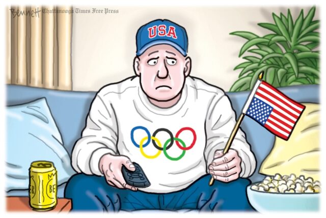 Desenho animado de Clay Jones