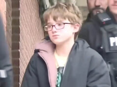 Menino de 11 anos, que supostamente assassinou seu pai porque ele tirou seu Nintendo Switch, comparece pela primeira vez ao tribunal Uma foto de Douglas Dietz GiveSendGo