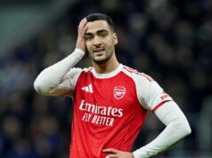 Merino, do Arsenal, será submetido a uma cirurgia no pé, fora de ação por “período indeterminado” Merino, do Arsenal, será submetido a uma cirurgia no pé, fora de ação por “período indeterminado”